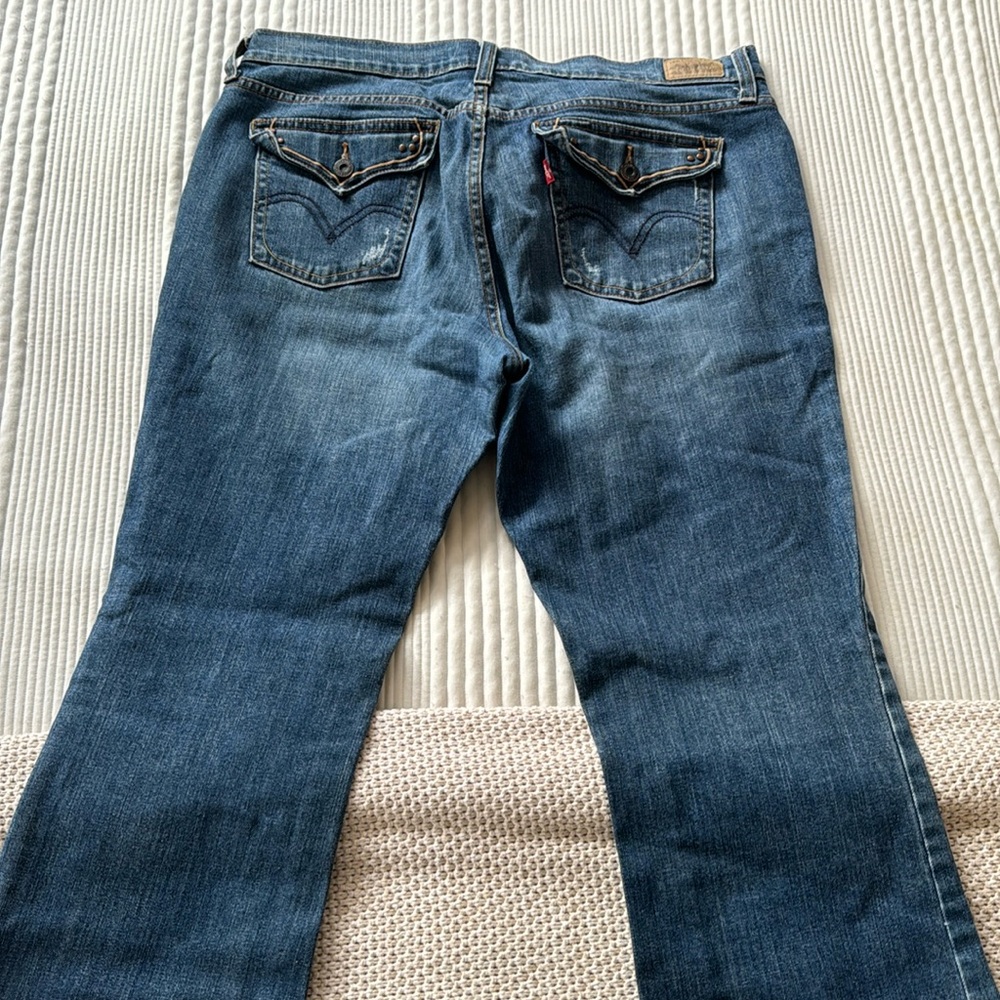 Levi 515 Bootcut jeans in medium blue wash size 12m